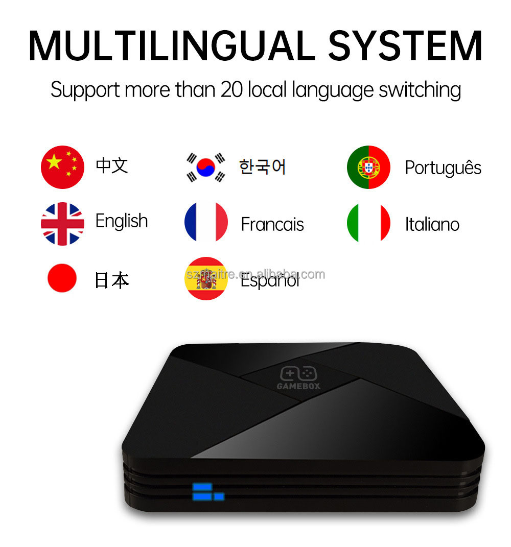 B01 Game Box - 30000+ Games, 64GB Emulator, Multi Language