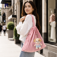 Set Unico Personalizzabile di Portachiavi in Peluche e Charm per Borsa Lavorato a Maglia per Regali Aziendali di Addio