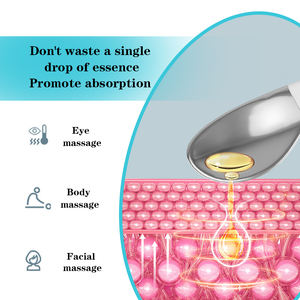 2 uds herramienta de masaje facial de Metal palo aplicador varita Crema para Ojos espátula cuchara masajeador para ojeras hinchazón regalos novedosos - Product Image 4