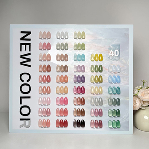 AILANUO 40-Color Flower World Series UV Gel Nail Polish Set 15ml Brillante y colorido con fuente de lámpara LED - Product Image 1