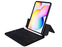 Casing Keyboard Mekanik Magnetik dengan Touchpad RGB untuk iPad Mini 6/7, Penutup Keyboard Nirkabel BT