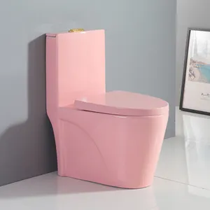 Сифон для промывки воды, сантехника, керамический цельный цветной Туалет