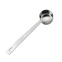 Cuillère doseuse plate en acier inoxydable 304 avec logo personnalisé, 15 ml, 30 ml