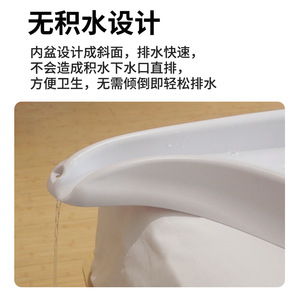 Bassin de lavage pour personnes âgées alitées, bassin de lavage pour soins post-partum des femmes enceintes - Product Image 4
