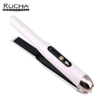 Lisseur de cheveux sans fil rechargeable USB RUCHA, mini lisseur et boucleur portable, fer à lisser