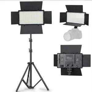 Luz de vídeo LED-600 para fotografia profissional, luz para estúdio de transmissão ao vivo, maquiagem e fotografia ao vivo