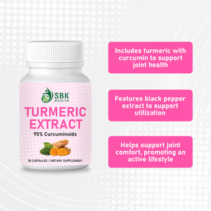 Private Label Turmeric Extract Capsules with Turmeric Extract Includes Turmeric with Promoting an Active Lifestyle Capsules - Product Image 3