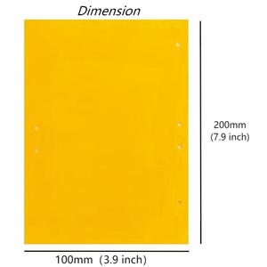 Trampa de pegamento amarilla desechable Ruijinte para el control de moscas de la fruta, cobertura de 20-100 m², material plástico - Product Image 2