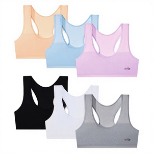 Soutien-gorge gothique respirant pour adolescentes, avec coussinets fins en éponge, double couche, anti-transparence, sans armatures et amovibles - Product Image 3