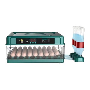 Incubateurs automatiques à température constante pour volailles, capacité de 64 œufs, taux d'éclosion élevé de 98%, machine à faire éclore des œufs de poulet - Product Image 2
