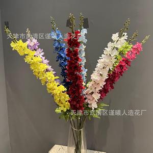 Fleurs artificielles Jinxi Delphinium et Jacinthe 120cm en soie pour mariage, photographie extérieure et décorations intérieures - Product Image 2