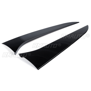 1 Par de Alerones Laterales Negros Brillantes para Ventana Trasera, Divisores de Aire para BMW X1 E84 2009 2010 2011 2012 2013 2014 2015, Alerones para Estilizar el Automóvil - Product Image 2