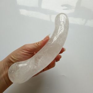 Massaggiatore per il corpo in cristallo di quarzo trasparente con pietra preziosa 7 pollici G - Product Image 4