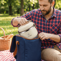 Boîte à lunch bento multi-couches en acier inoxydable 304, conteneur alimentaire isotherme portable pour le travail, l'école, les enfants et les adultes
