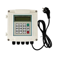 Débitmètre ultrasonique mural OEM à sortie 4-20 mA, type à pince, pour applications industrielles, sortie impulsionnelle, précision 1,0 %, protection IP67