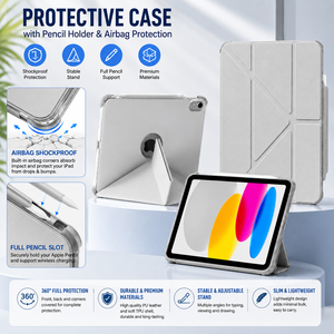 Custodia per Tablet Personalizzata OEM per <span class=keywords><strong>iPad</strong></span> Air <span class=keywords><strong>Pro</strong></span> 11 <span class=keywords><strong>12.9</strong></span> 13 Pollici, <span class=keywords><strong>Cover</strong></span> Multi-Fold con Supporto e Porta Penna, Fornitore all'Ingrosso - Product Image 1