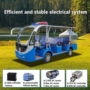 Prix de gros Nouveaux navettes électriques 8 places à batterie lithium pour hôtels - Product Image 2