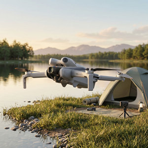 Mini Drone Vidéo 4 Pro Combo avec Télécommande RC à 2 Écrans, Pack Fly More Combo Plus, Transmission 20km, Idéal pour les Créateurs et les Voyages - Product Image 1