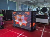 Signalisation numérique LCD Station de DJ Stand Façade de table Stand Portable Booth LED Video Wall Display Screen