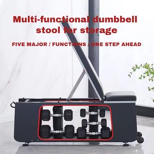 Julyfit çok fonksiyonlu ayarlanabilir dambıl tezgah ile depolama için ev spor ağırlık eğitim, katlanabilir Sit-up tezgah anahtar özellikleri - Product Image 6