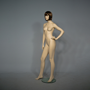 Maniquí de fibra de vidrio para mujer, maniquí de pie con curvatura realista, moda al por mayor, barato - Product Image 2