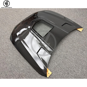 ฝากระโปรงหน้าคาร์บอนไฟเบอร์สีดำสไตล์ BKSS สำหรับ Audi RS6 C7 ปี 2008-2010 ครอบเครื่องยนต์ กันชนหน้า - Product Image 5