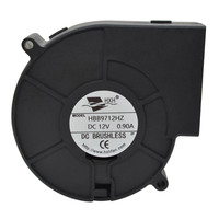 Ventilateur soufflant DC 9733 97x94x33 mm 5V à double roulement à billes pour robot humanoïde, pales en plastique, OEM ODM CE ROHS