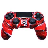 Étui de protection en silicone pour Sony Playstation 4 PS4 étui en caoutchouc souple antidérapant housse de contrôleur mince pour accessoires PS4