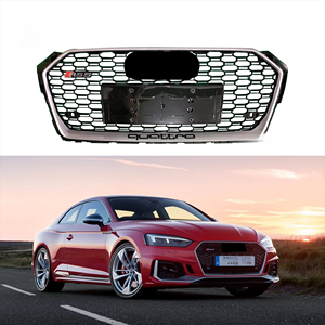 กระจังหน้าคุณภาพสูงสำหรับ <span class=keywords><strong>Audi</strong></span> A5 ปี 2017-2019  แบบดัดแปลงเป็น RS5  ลายรังผึ้ง  วัสดุ ABS  กระจังหน้า RS5  กันชน RS5 - Product Image 5