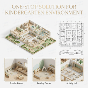 Ensemble de meubles pour bébé Montessori écologiques, sûrs et durables Kainice, lit de bébé en bois, lit pour tout-petit, <span class=keywords><strong>garderie</strong></span>, école maternelle - Product Image 5