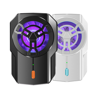 Radiator ponsel, kipas pendingin ponsel, Heatsink dengan Power Bank 2400mah untuk bermain game menonton video