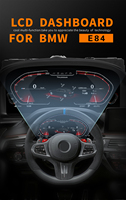 Panel de Instrumentos Inalámbrico con CarPlay y Android Auto para BMW Serie 1 E81 E82 E87 E88, Nuevo Panel de Instrumentos LCD, Velocímetro