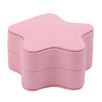 Cofanetto da Viaggio Portagioie A1 Mini con Coperchio a Ribalta, Porta Anelli e Collane Portatile, Logo Personalizzato in Rilievo o Incisione, Set per Gioielli di Famiglia