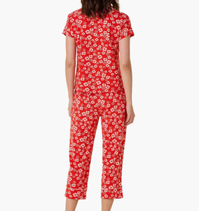 ชุดนอนผ้าฝ้ายแสนสบายสไตล์หรูหรา แขนสั้น เอวยางยืด ระบายอากาศดี สำหรับผู้หญิ<span class=keywords><strong>ง</strong></span> ขายส่งจากโรง<span class=keywords><strong>ง</strong></span>าน - Product Image 4