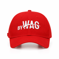 Gorra de Béisbol de Sarga Roja de Lujo con Logotipo Personalizado, 6 Paneles, Algodón, Letras Bordadas, Perfil Bajo, Unisex, Ajustable, Hebilla Plateada de Cobre