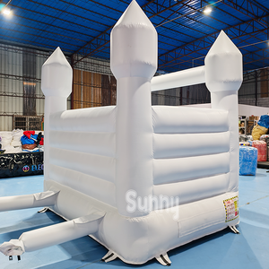 Château gonflable commercial personnalisé blanc pour mariage, château gonflable avec toboggan à <span class=keywords><strong>vendre</strong></span> - Product Image 3