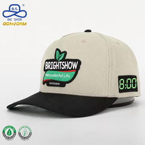 Casquettes de baseball sportives réglables et colorées, personnalisables avec logo, fabrication OEM/ODM, service de conception de maquette gratuite, patchs inclus - Product Image 1