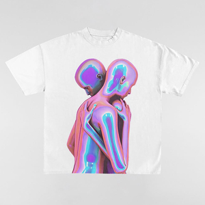 T-shirt imprimé 100 % coton surdimensionné pour hommes, de fabricants chinois, t-shirt épais pour hommes, vêtements streetwear - Product Image 5