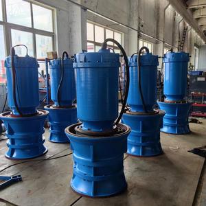 Bomba de Agua Eléctrica de Flujo Axial Vertical, Bomba Sumergible de Gran Caudal para Riego Agrícola - Product Image 1