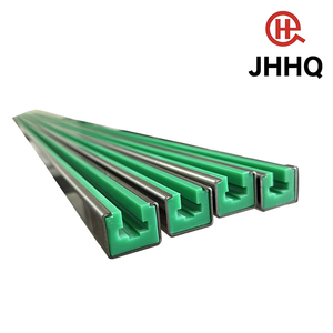 Tùy chỉnh băng tải đường sắt Xích uhmw-pe hướng dẫn đường ray màu xanh lá cây trượt nhựa đường sắt hướng dẫn - Product Image 6