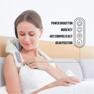 TAHATH Cordless Neck Massager with Heat, 4D Kneading Shiatsu Neck and Shoulder Massager Deep Tissue, Hands-Free Straps - Product Image 1