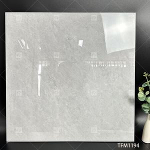 공장 가격 Porcelanto 광택 세라믹 하우스 타일 <span class=keywords><strong>60x60</strong></span> 회색 럭셔리 Carrelage 대리석 바닥 타일 거실 용 - Product Image 3