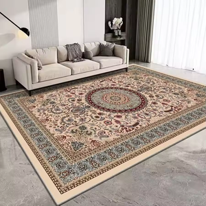 Alfombra de Estilo Persa Antideslizante, Alfombra Grande para Sala de Estar, Alfombra <span class=keywords><strong>Oriental</strong></span> con Estampado Floral Vintage para Dormitorio, Comedor - Product Image 2