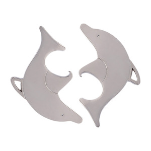 Ouvre-bouteille de <span class=keywords><strong>bière</strong></span> dauphin en métal argenté Faveur de fête Souvenir promotionnel de style chaud - Product Image 2