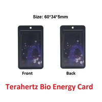 Quantum Tera hertz Energy Chipkarte mit Tasche New Me Card Cord Nume Jetzt Tera hertz Chip Version 9 Support Logo gedruckt