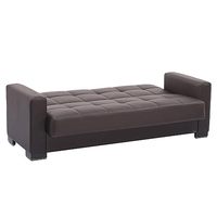 Schlafen 3 Sitz Stoff Kunstleder Schlafs ofa Sofa Compani Bett Gepolsterte Schlaf Sofa Couch Futon für Wohnzimmer mit Lagerung