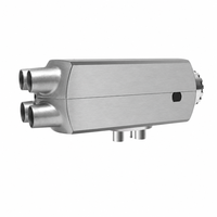 Chauffage au diesel 5KW 12V/24V avec corps en aluminium et écran LCD numérique, chauffage rapide de la cabine pour camion, excavatrice, bus