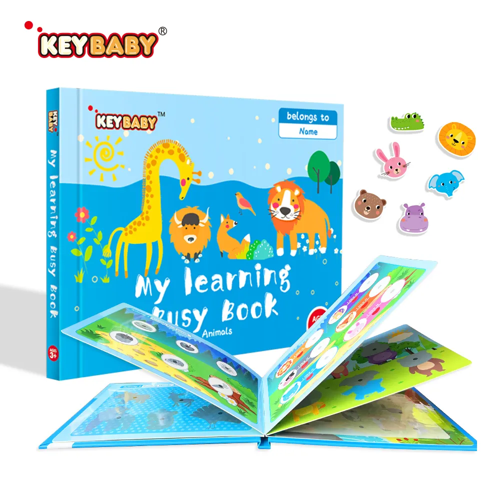 Busy Book for Kids Montessori Toys for Toddlers Autism Sensory Educational Toys Early Learning Toys Book