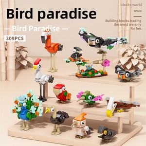 Juguete de Plástico ABS Compatible, 40 Piezas, Tema de Insectos y Animales, Bloques de Construcción Unisex para Niños de Primaria - Product Image 3