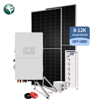 Kit complet de panneaux solaires avec batterie et onduleur pour la maison Solution de système photovoltaïque à guichet unique 6kw 7kw 8kw 10kw 12kw